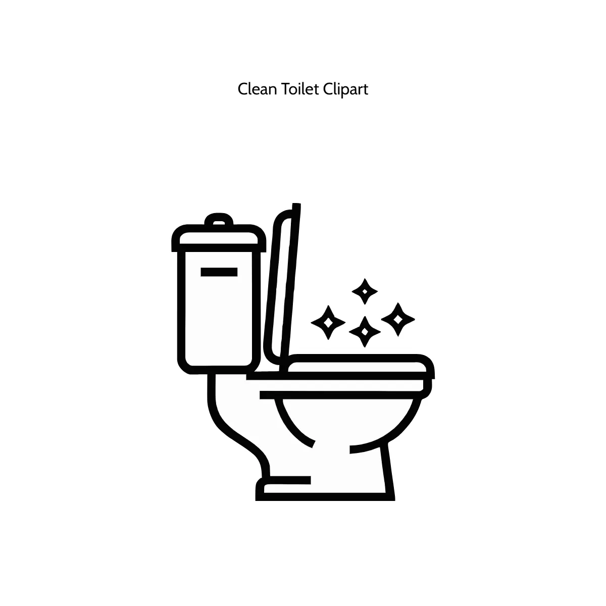 Free Clean Toilet Clipart Template to Edit Online