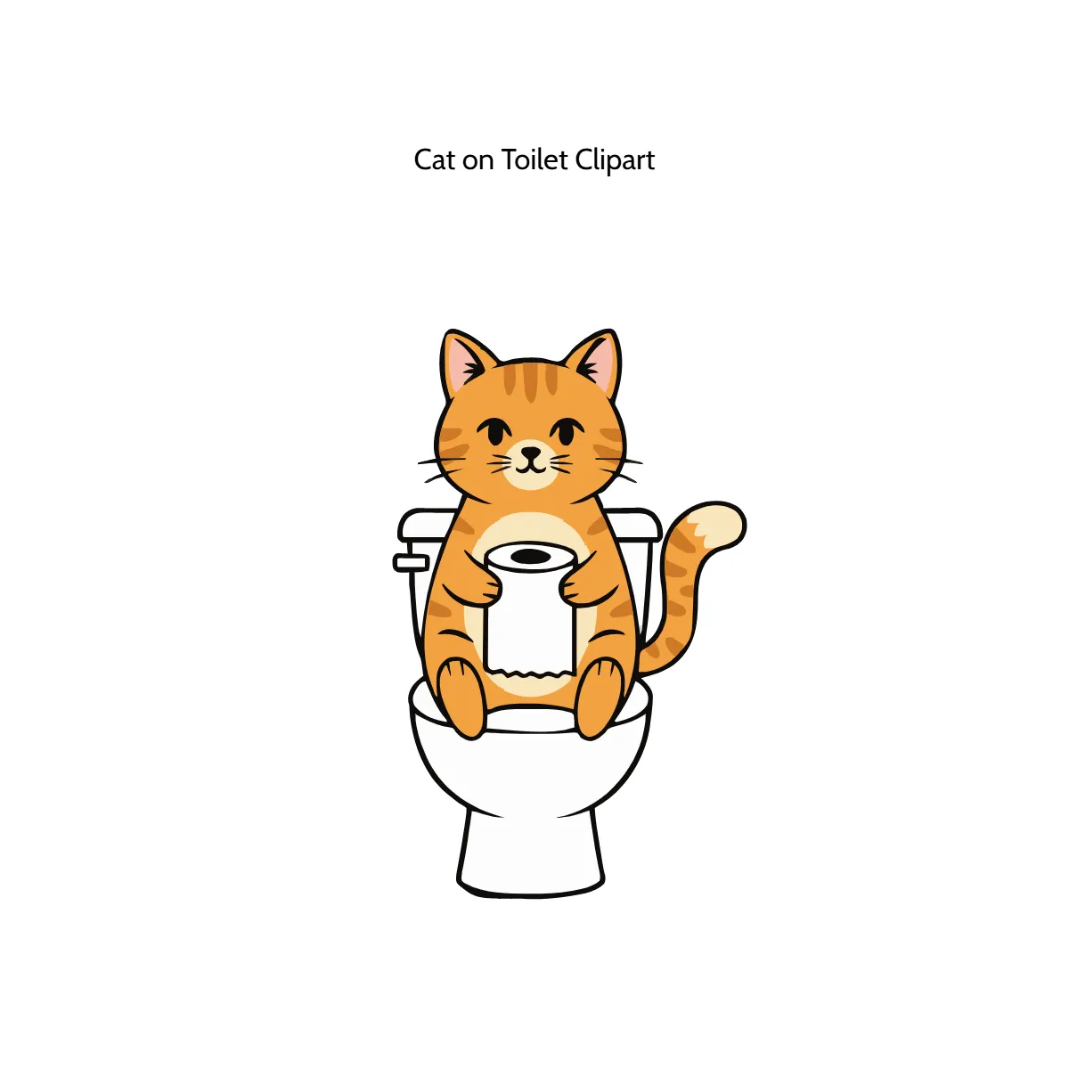 Free Cat on Toilet Clipart Template to Edit Online Free Cat on Toilet Clipart Template to Edit Online