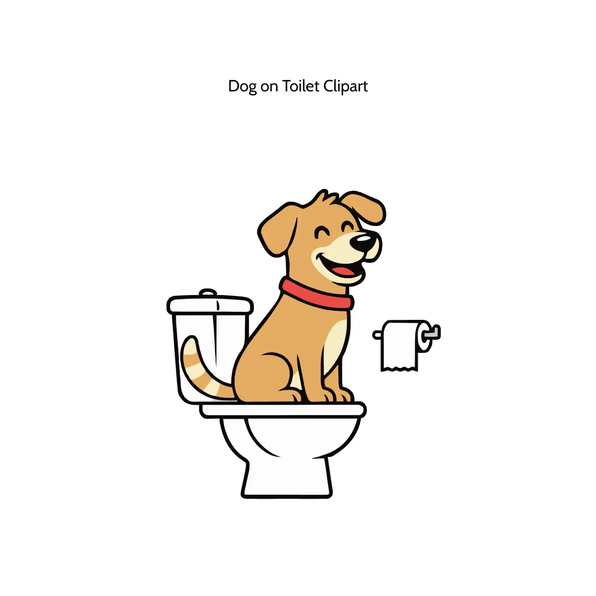 Free Dog on Toilet Clipart Template to Edit Online Free Dog on Toilet Clipart Template to Edit Online