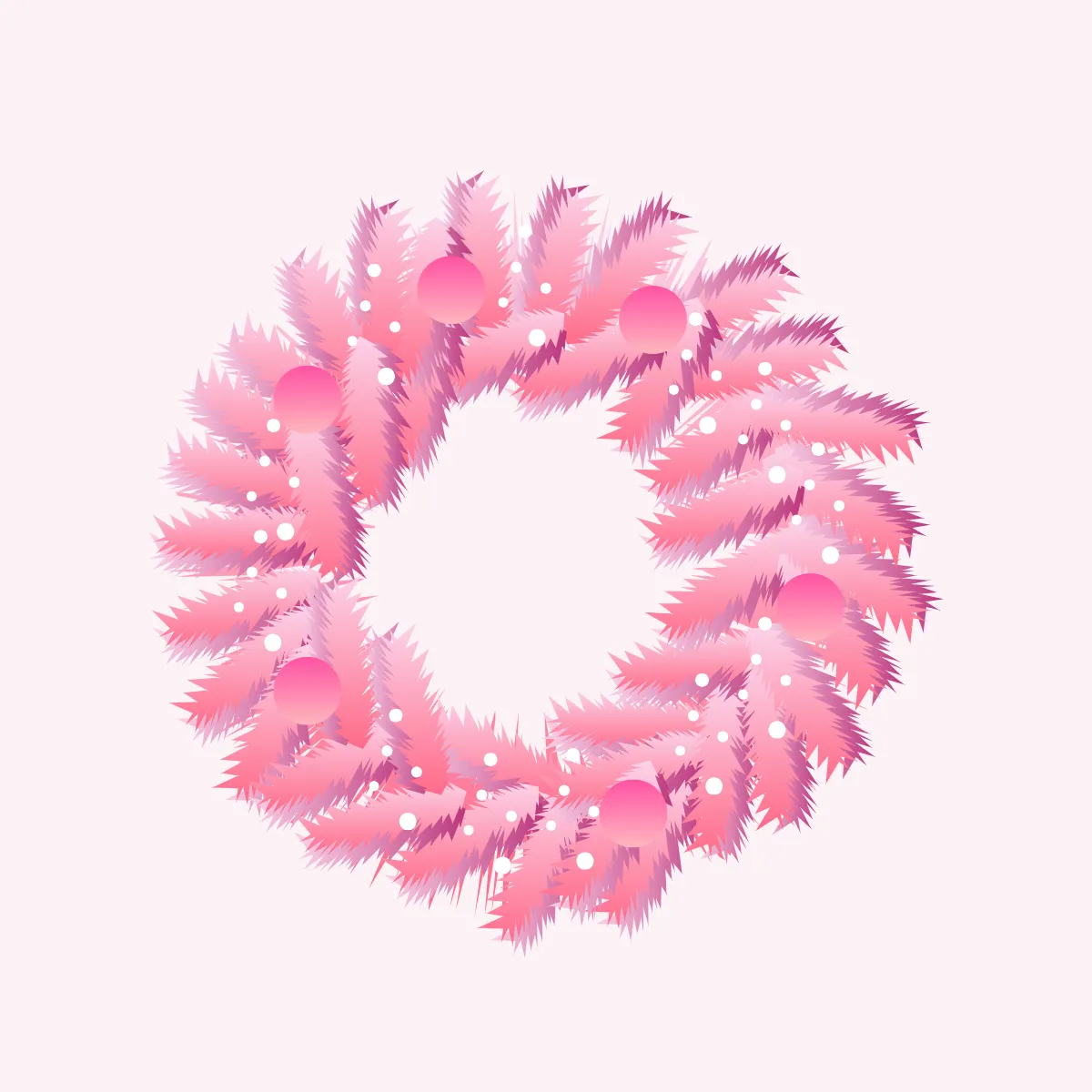 Free Pink Christmas Wreath Clipart Template to Edit Online Free Pink Christmas Wreath Clipart Template to Edit Online