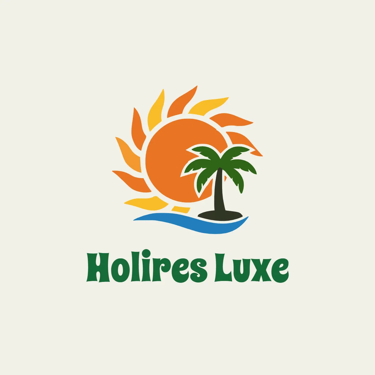 Free Holiday Resort Logo Template to Edit Online