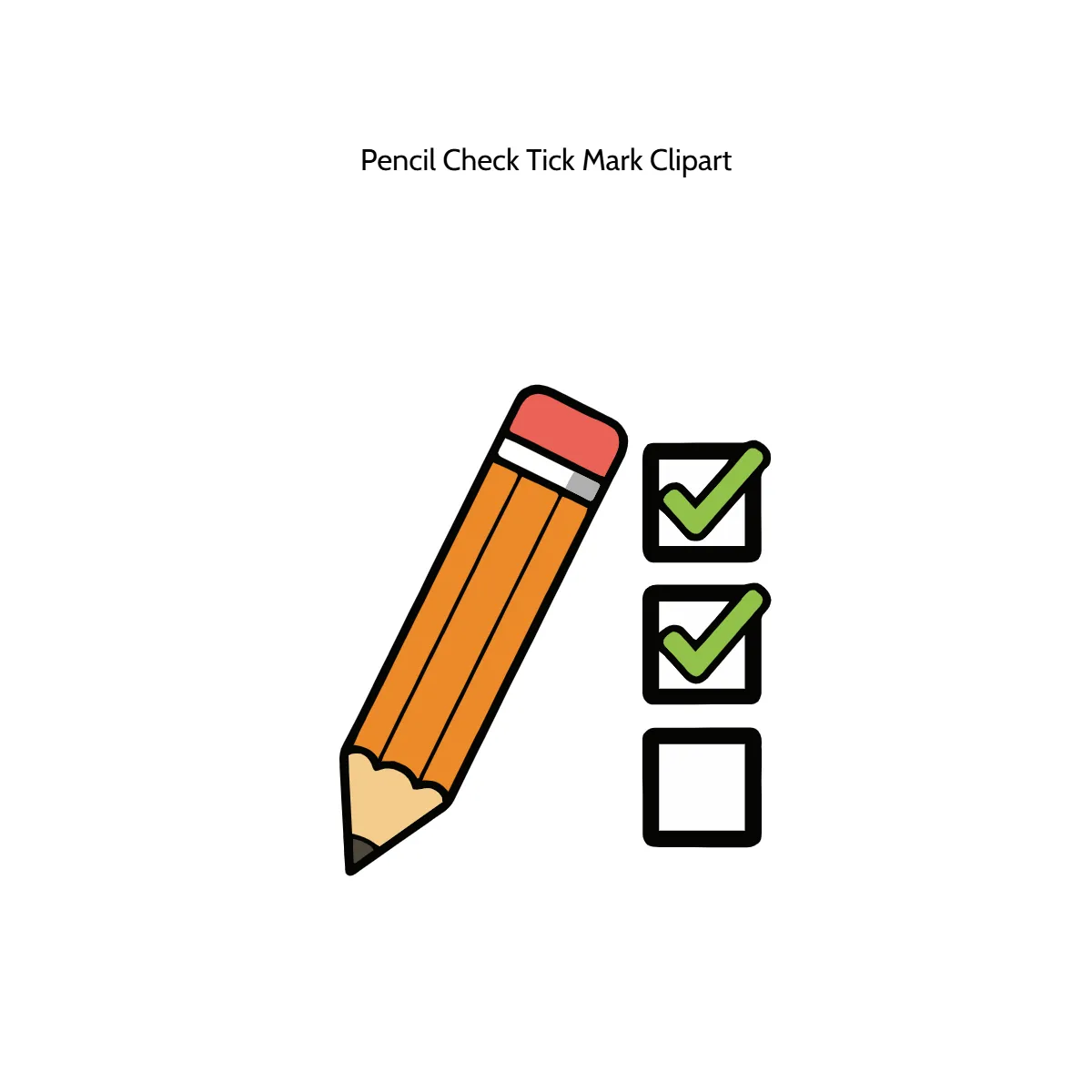 Free Pencil Check Tick Mark Clipart Template to Edit Online Free Pencil Check Tick Mark Clipart Template to Edit Online