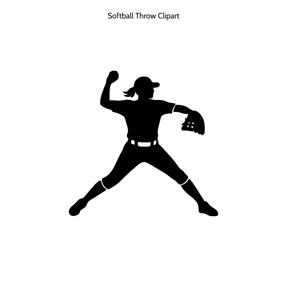 Free Softball Throw Clipart Template to Edit Online