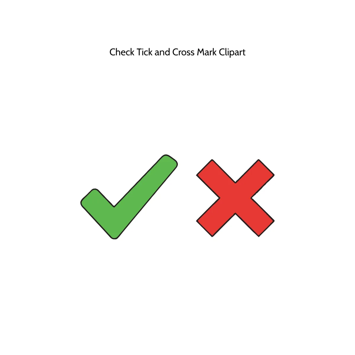 Free Check Tick and Cross Mark Vector Clipart (PNG, SVG) to Edit Online Free Check Tick and Cross Mark Vector Clipart (PNG, SVG) to Edit Online