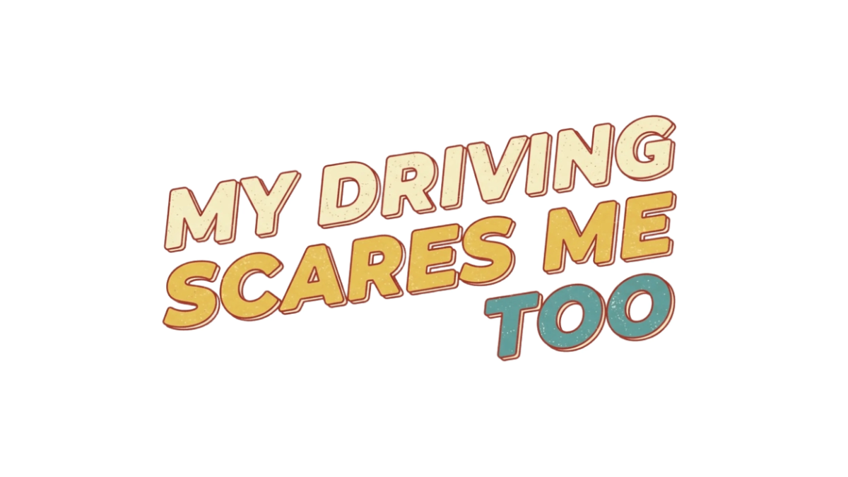 Free My Driving Scares Me Too Bumper Sticker Template to Edit Online