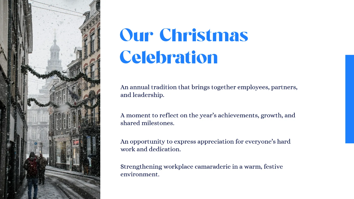 Free Professional Christmas Presentation Template to Edit Online