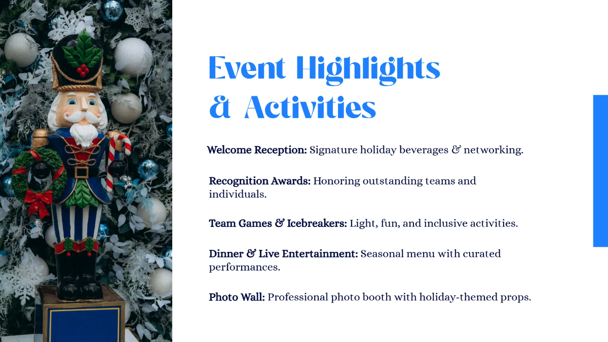 Free Professional Christmas Presentation Template to Edit Online