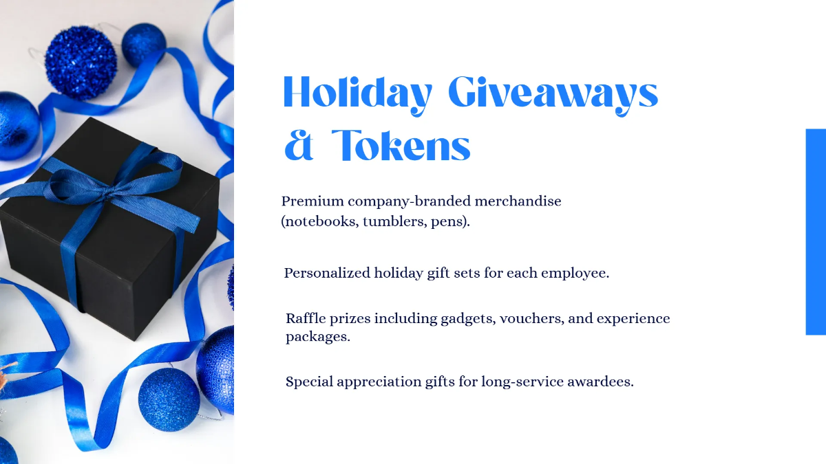 Free Professional Christmas Presentation Template to Edit Online