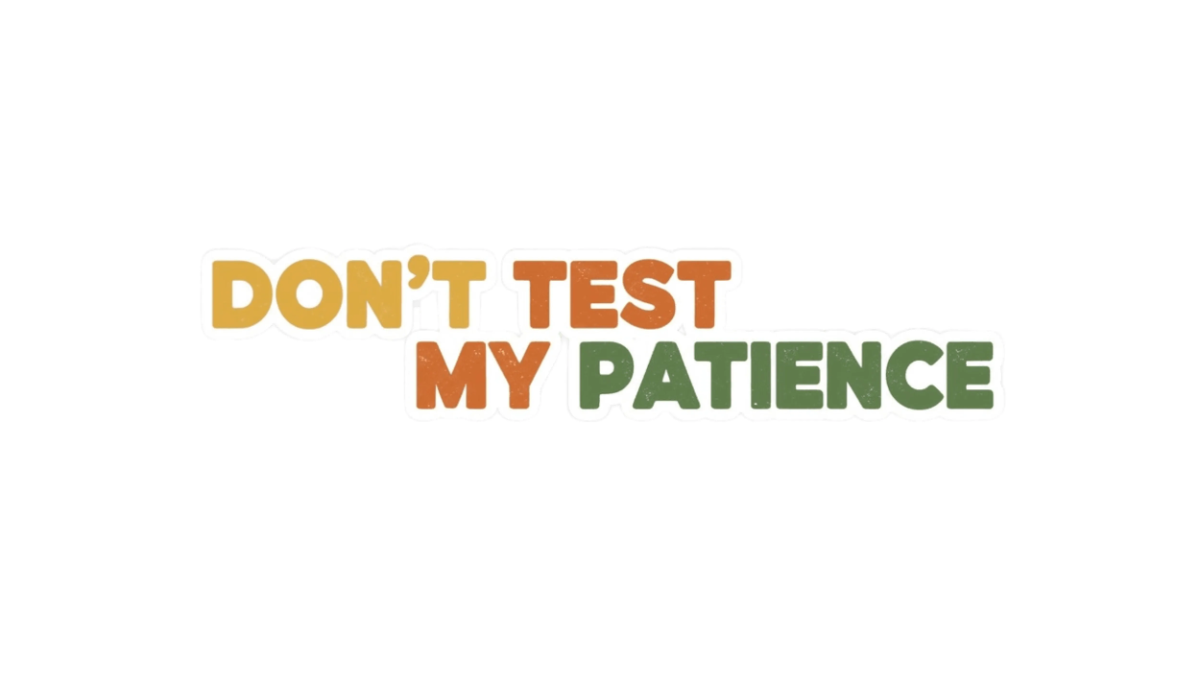 Free Don’t Test My Patience Bumper Sticker to Edit Online