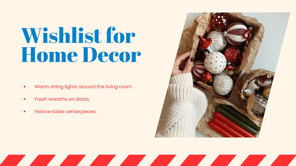 Free Cozy Christmas Presentation Template to Edit Online