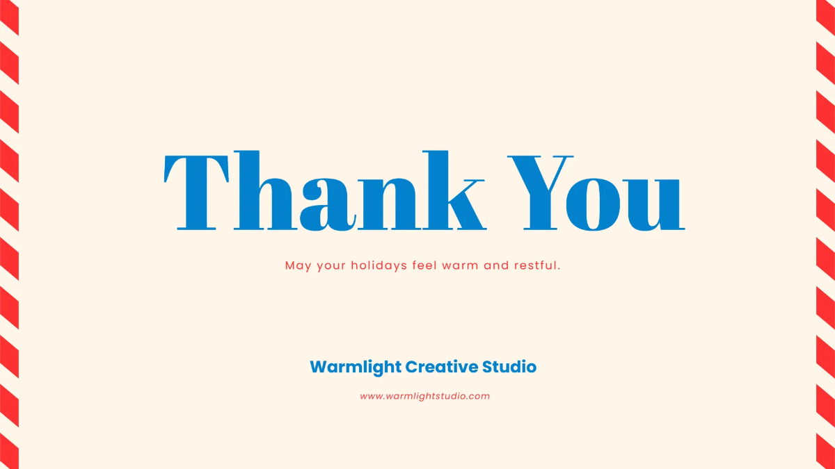 Free Cozy Christmas Presentation Template to Edit Online