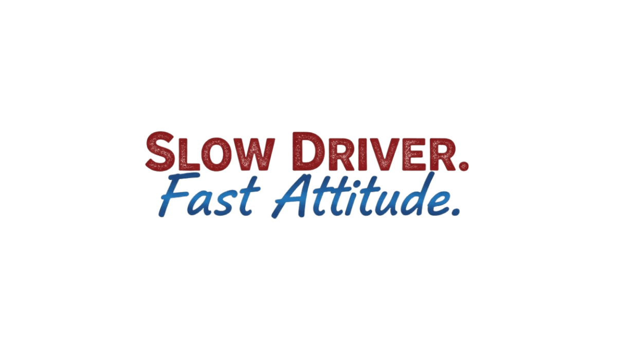 Free Slow Driver. Fast Attitude. Bumper Sticker to Edit Online