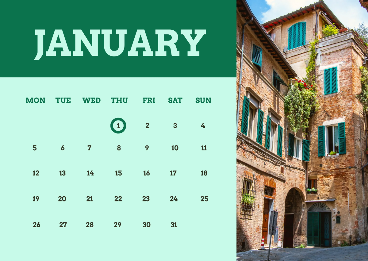 Free Professional January 2026 Calendar Template to Edit Online Free Professional January 2026 Calendar Template to Edit Online