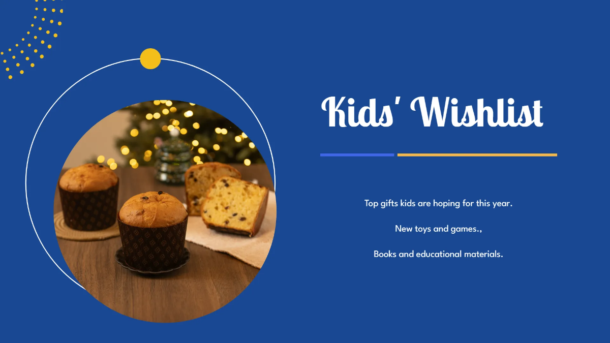 Free Happy Christmas Presentation Template to Edit Online