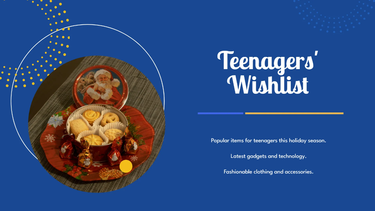 Free Happy Christmas Presentation Template to Edit Online