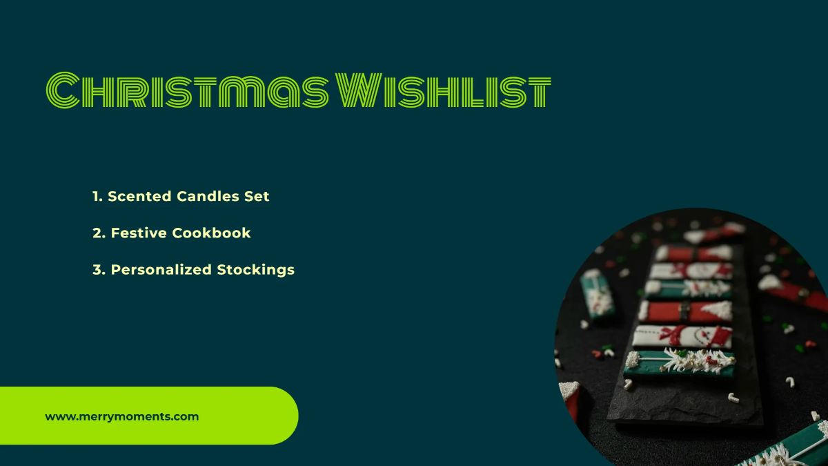 Free Holly Christmas Presentation Template to Edit Online