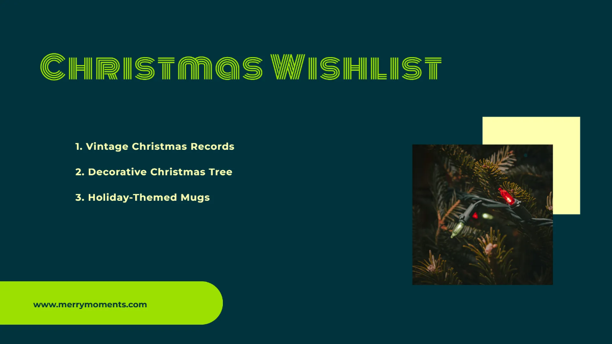 Free Holly Christmas Presentation Template to Edit Online