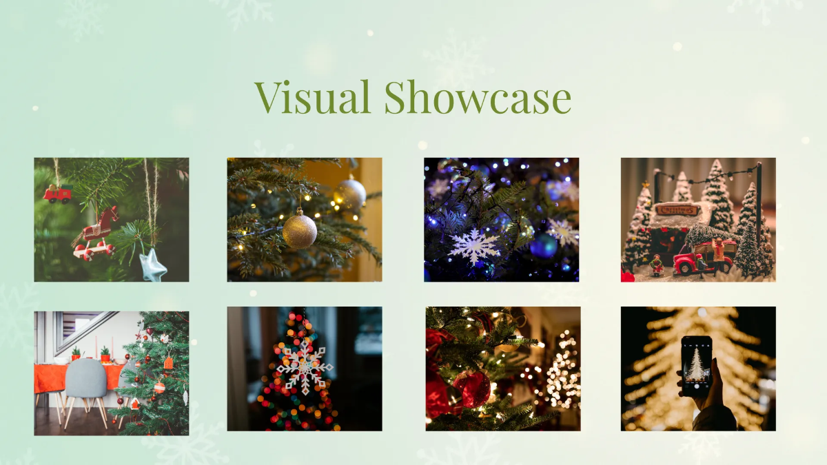 Free Christmas Tree Presentation Template to Edit Online