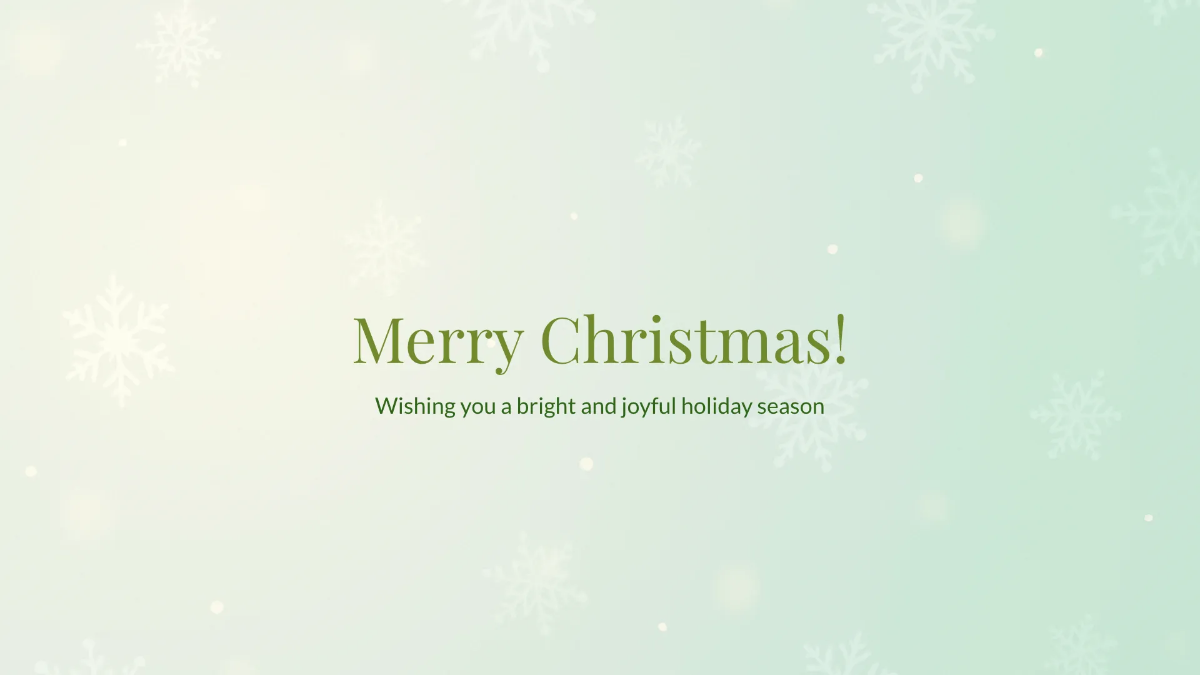 Free Christmas Tree Presentation Template to Edit Online