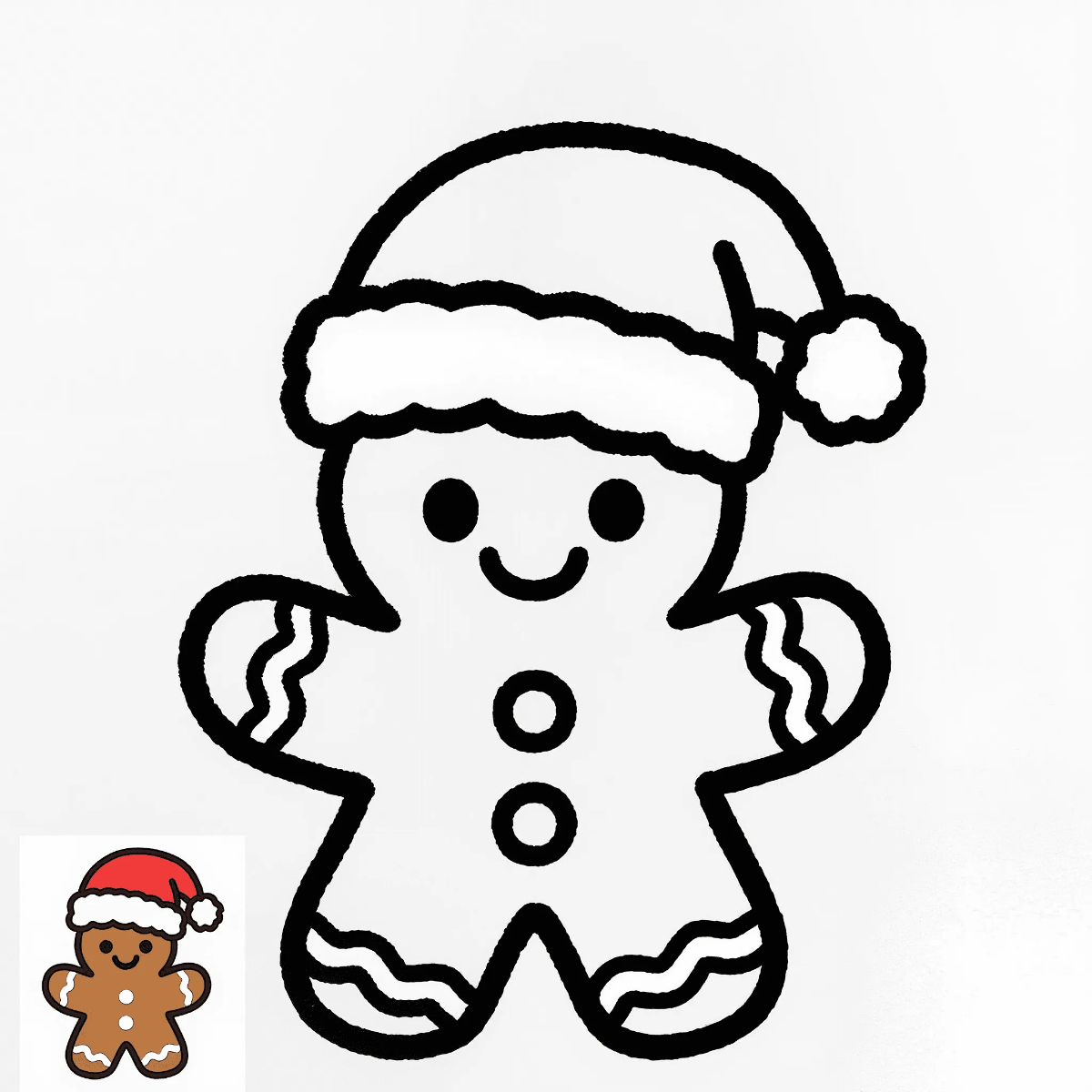 Free Kindergarten Christmas Coloring Page Template to Edit Online