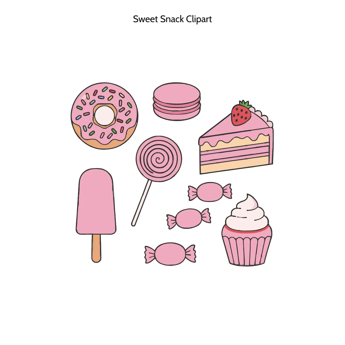 Free Sweet Snack Vector Clipart (PNG, SVG) to Edit Online Free Sweet Snack Vector Clipart (PNG, SVG) to Edit Online