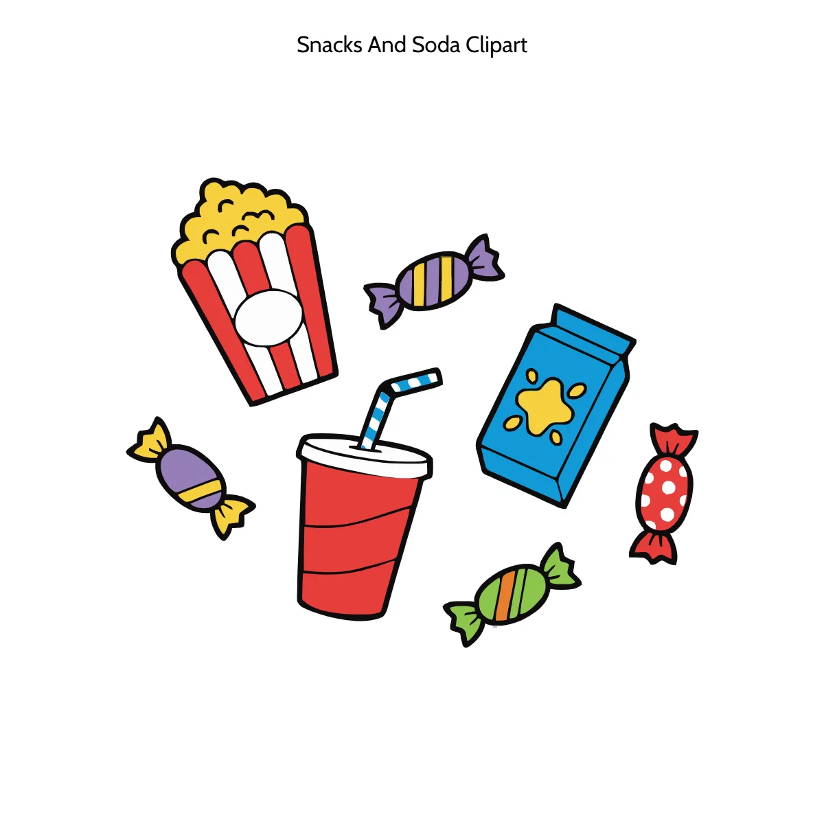 Free Snacks And Soda Vector Clipart (PNG, SVG) to Edit Online Free Snacks And Soda Vector Clipart (PNG, SVG) to Edit Online