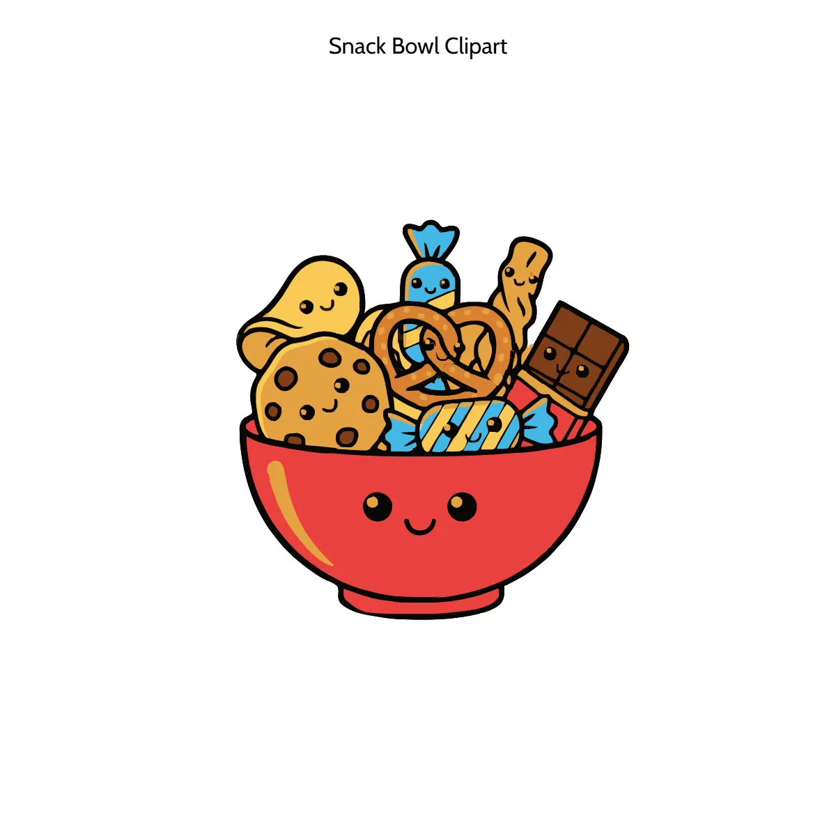 Free Snack Bowl Clipart Template to Edit Online