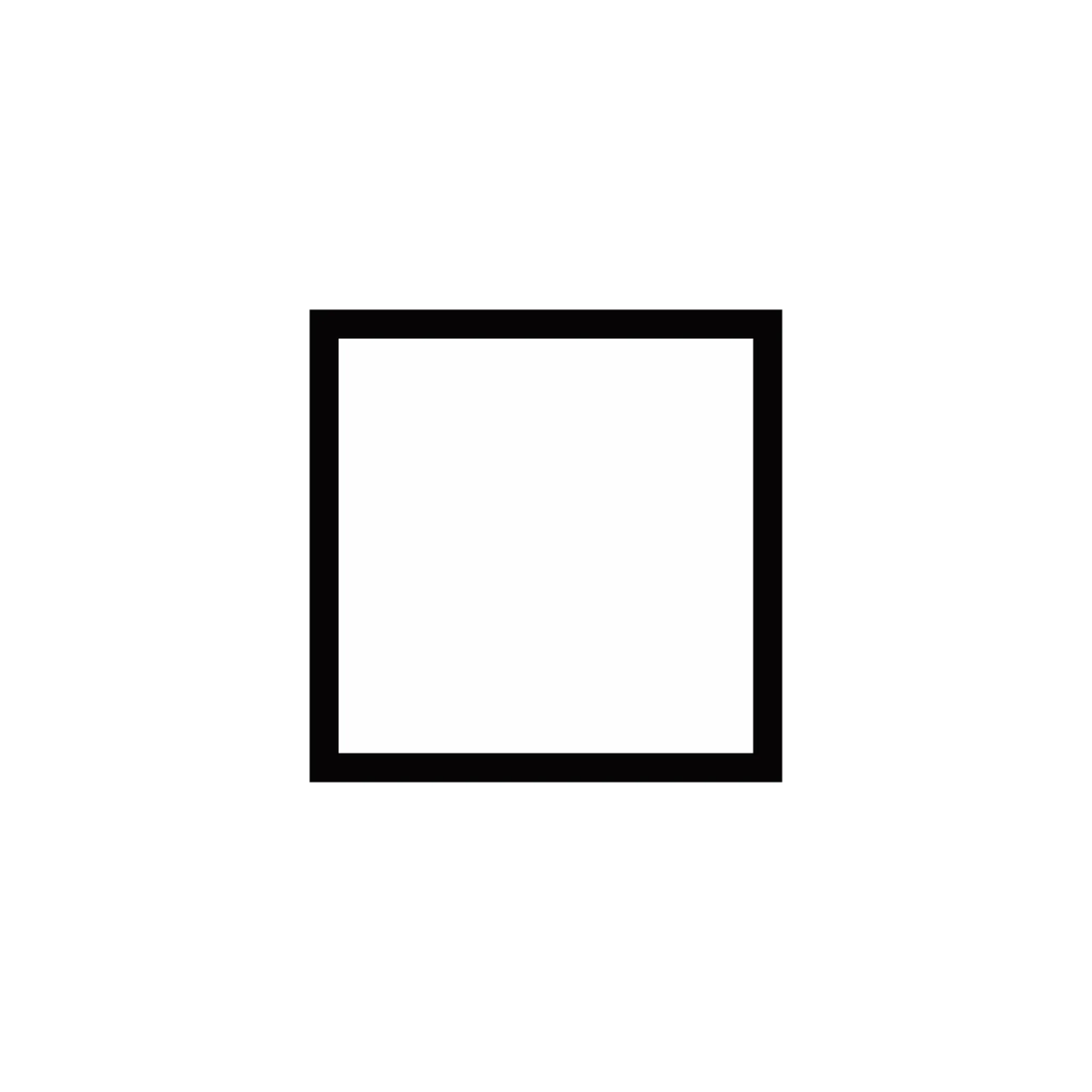 Free Square Outline Shape Template to Edit Online