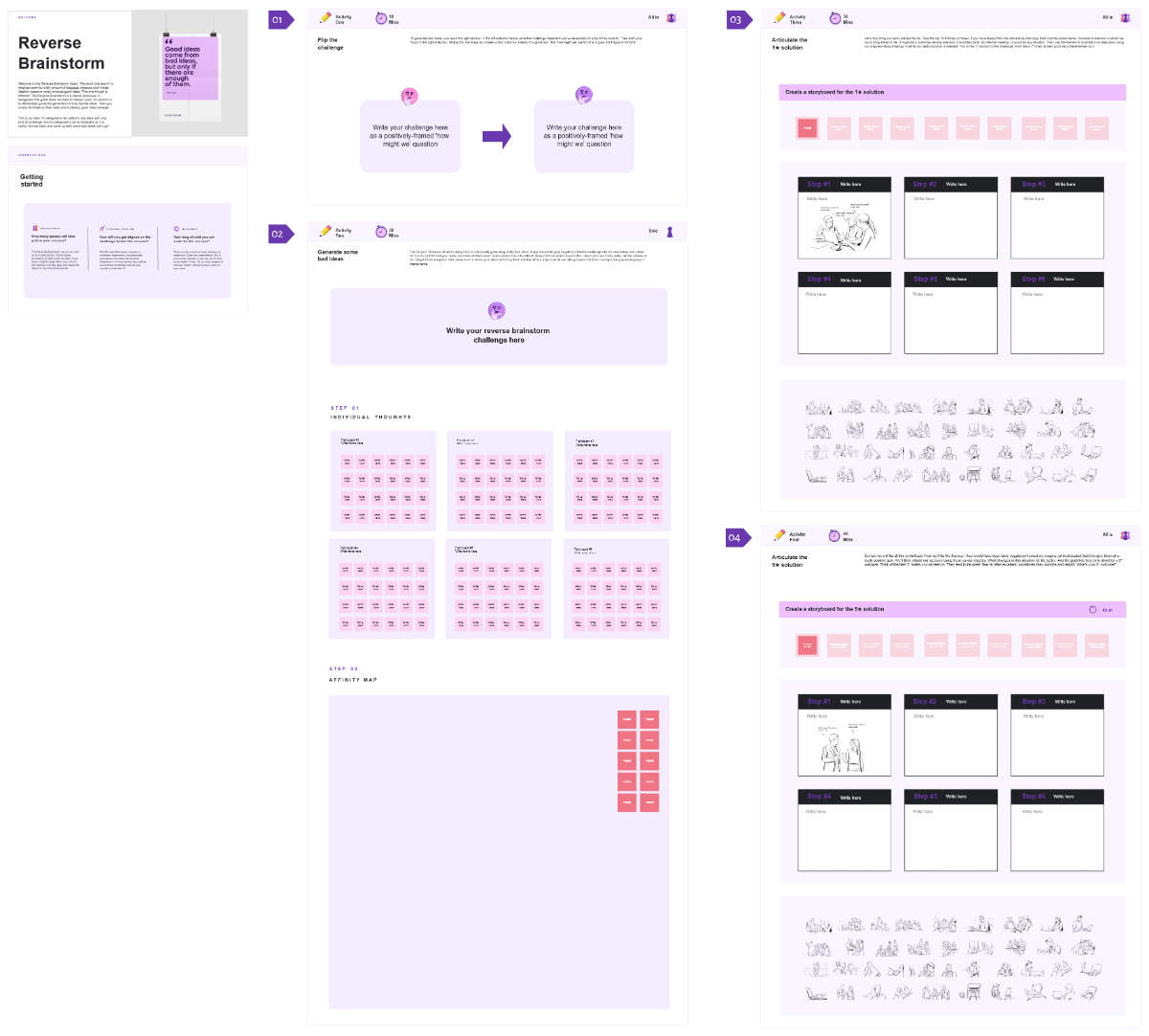 Free Reverse Brainstorm Template to Edit Online