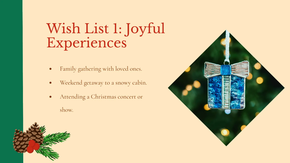 Free Xmas Presentation Template to Edit Online