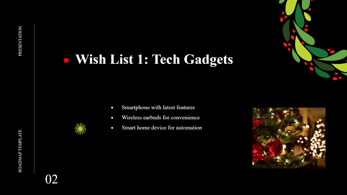 Free Wonderful Christmas Presentation Template to Edit Online