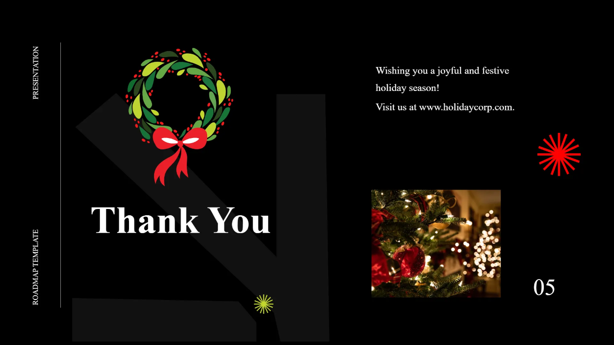 Free Wonderful Christmas Presentation Template to Edit Online