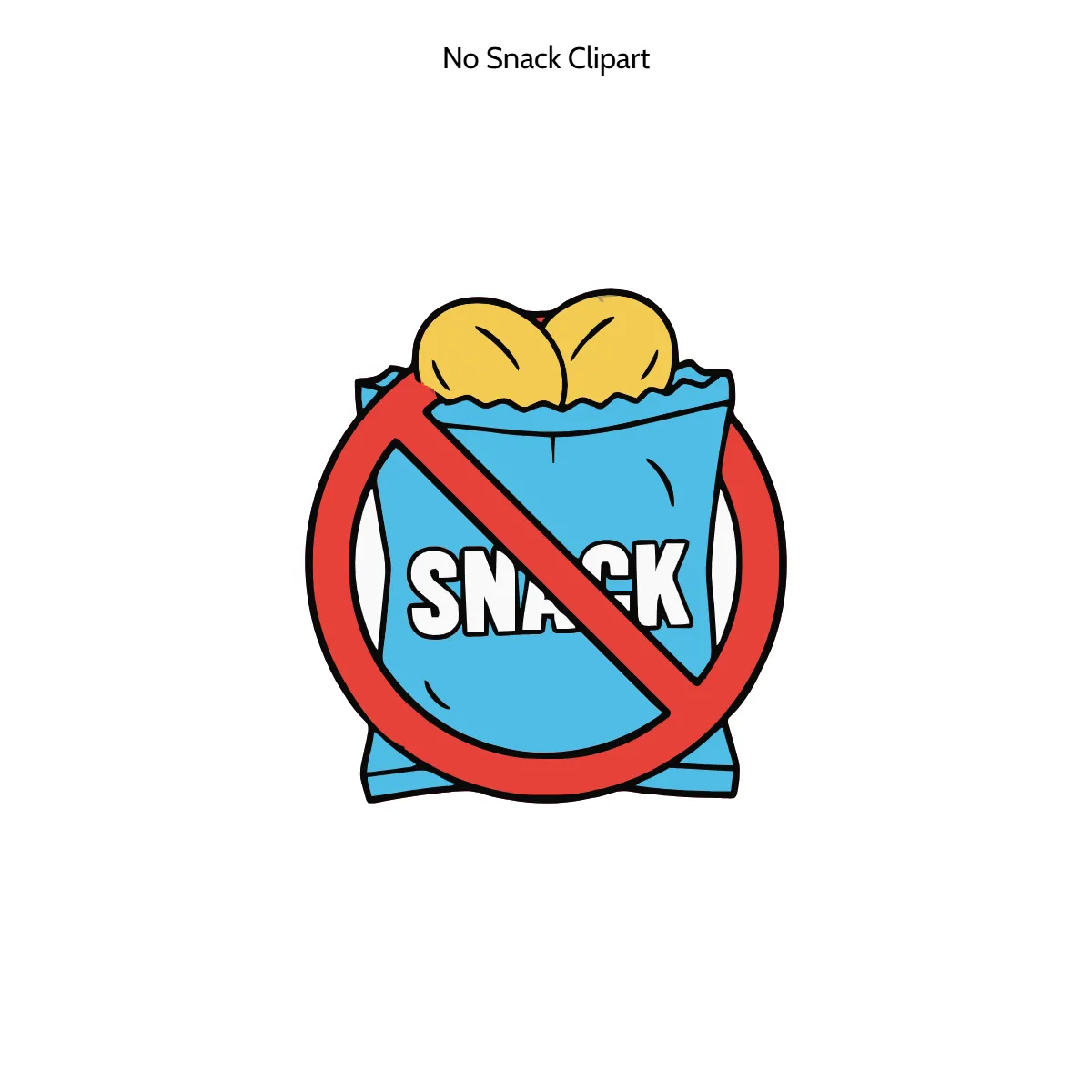 Free No Snack Clipart Template to Edit Online Free No Snack Clipart Template to Edit Online