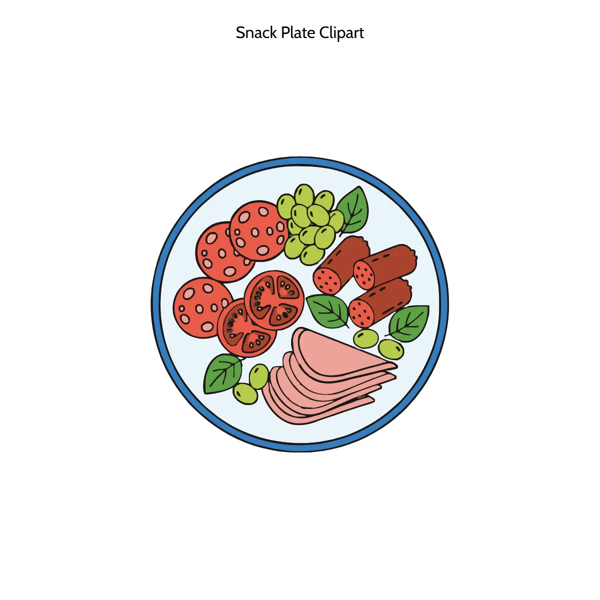 Free Snack Plate Clipart Template to Edit Online Free Snack Plate Clipart Template to Edit Online