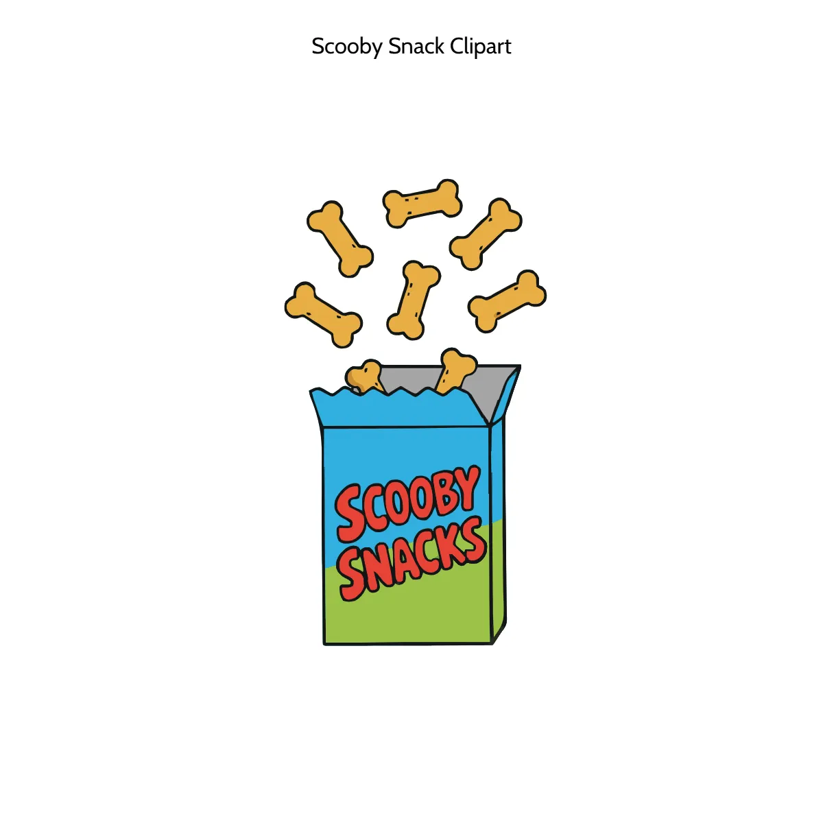 Free Scooby Snack Clipart Template to Edit Online
