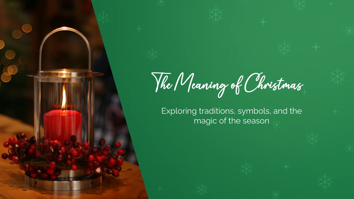 Free All About Christmas Presentation Template to Edit Online