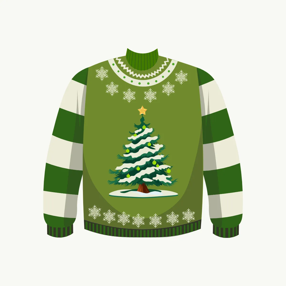Free Christmas Ugly Sweater Clipart Template to Edit Online