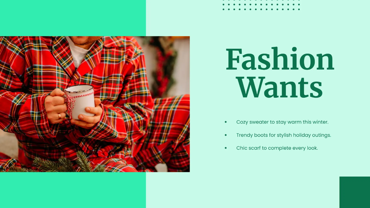 Free Creative Christmas Presentation Template to Edit Online