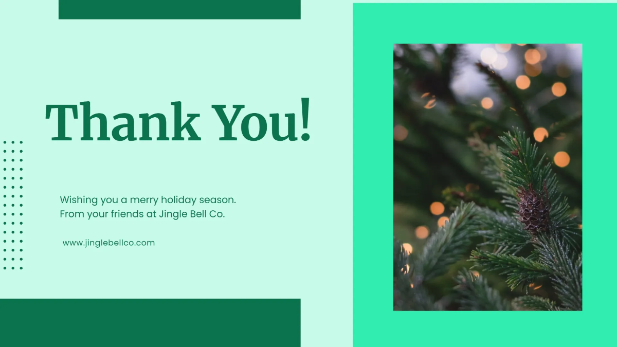 Free Creative Christmas Presentation Template to Edit Online