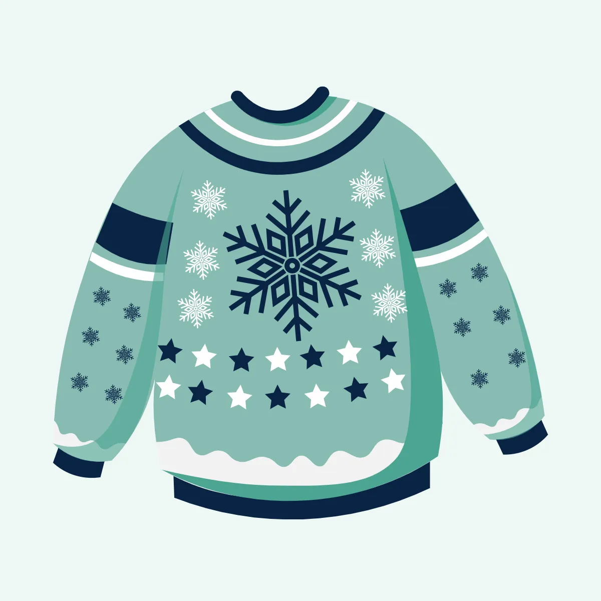 Free Winter Ugly Sweater Clipart Template to Edit Online
