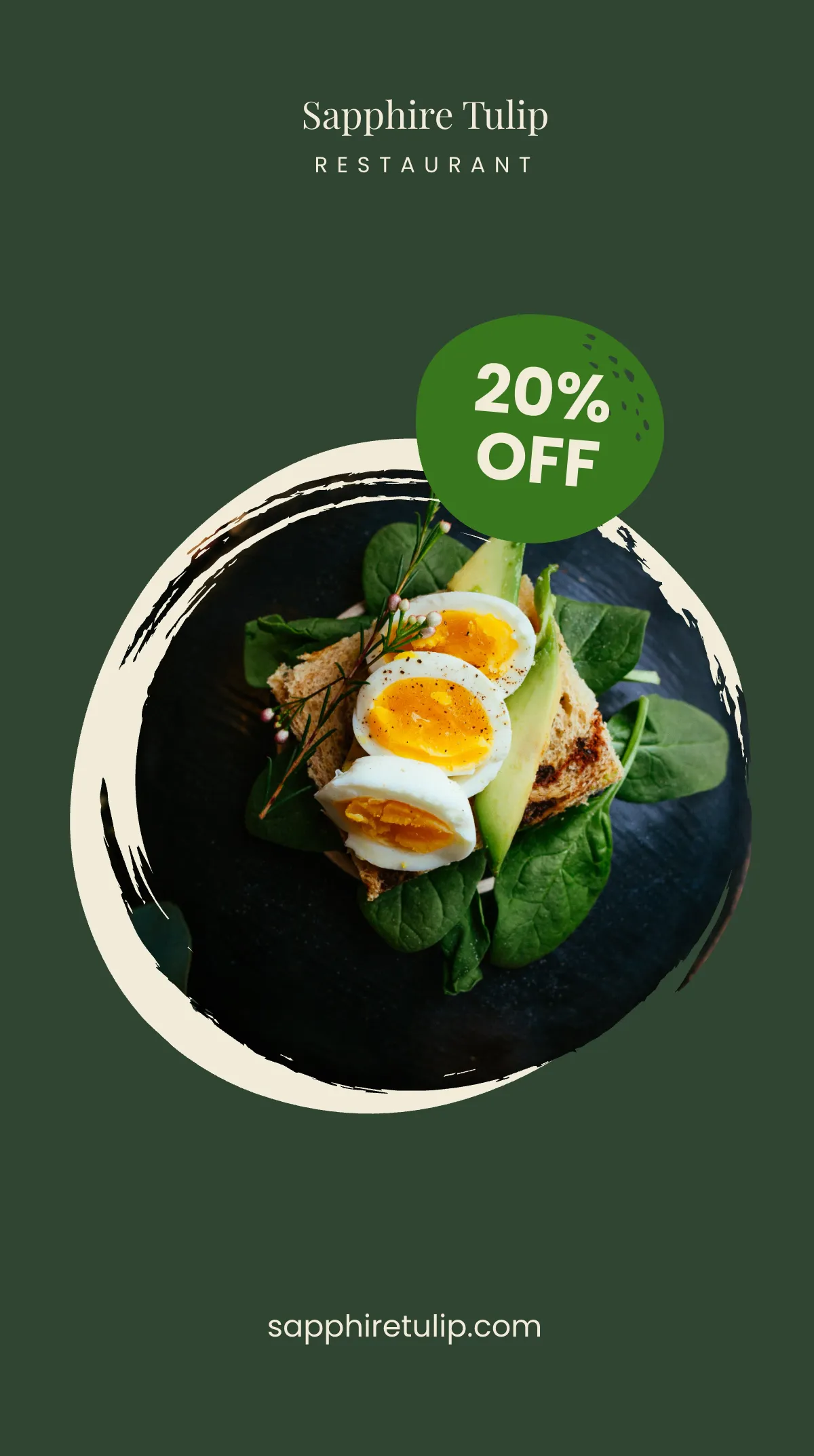 Free Restaurant Marketing Instagram Story Template to Edit Online