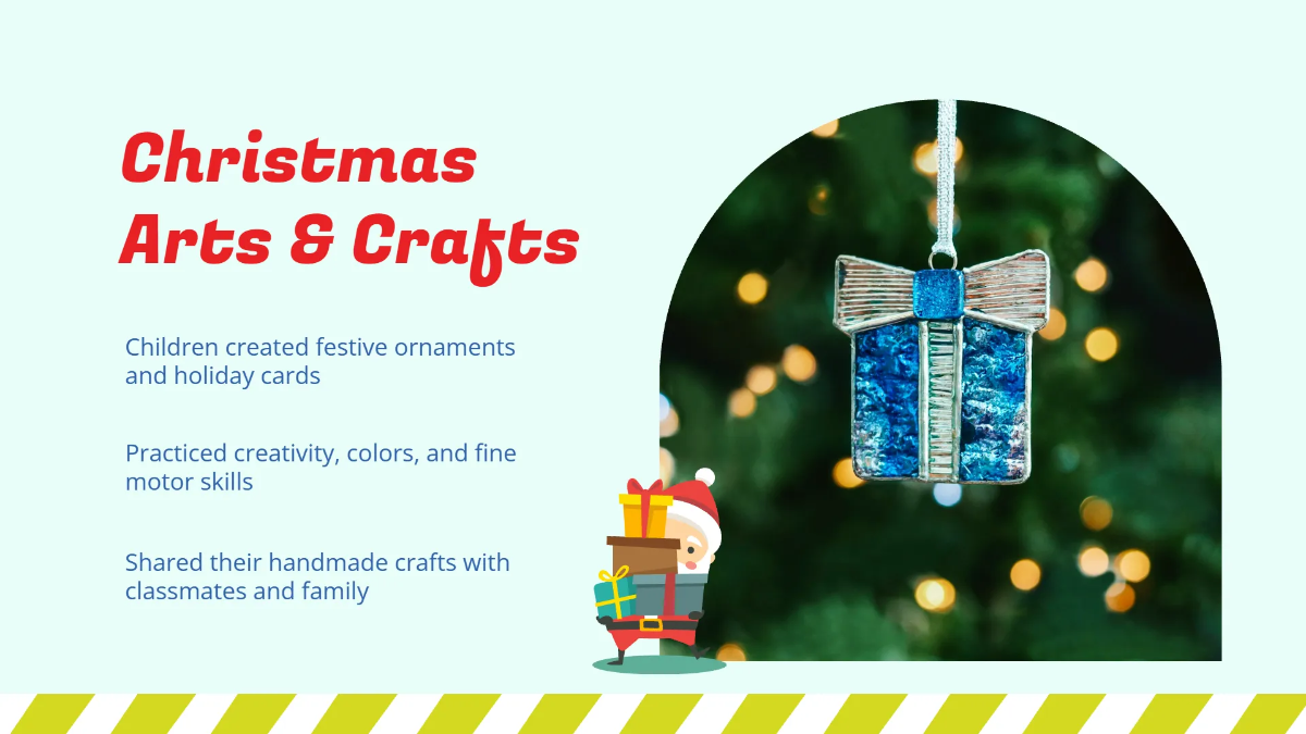 Free Abstract Christmas Presentation Template to Edit Online