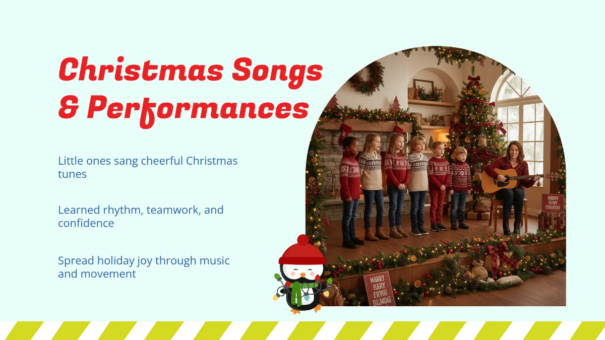 Free Abstract Christmas Presentation Template to Edit Online