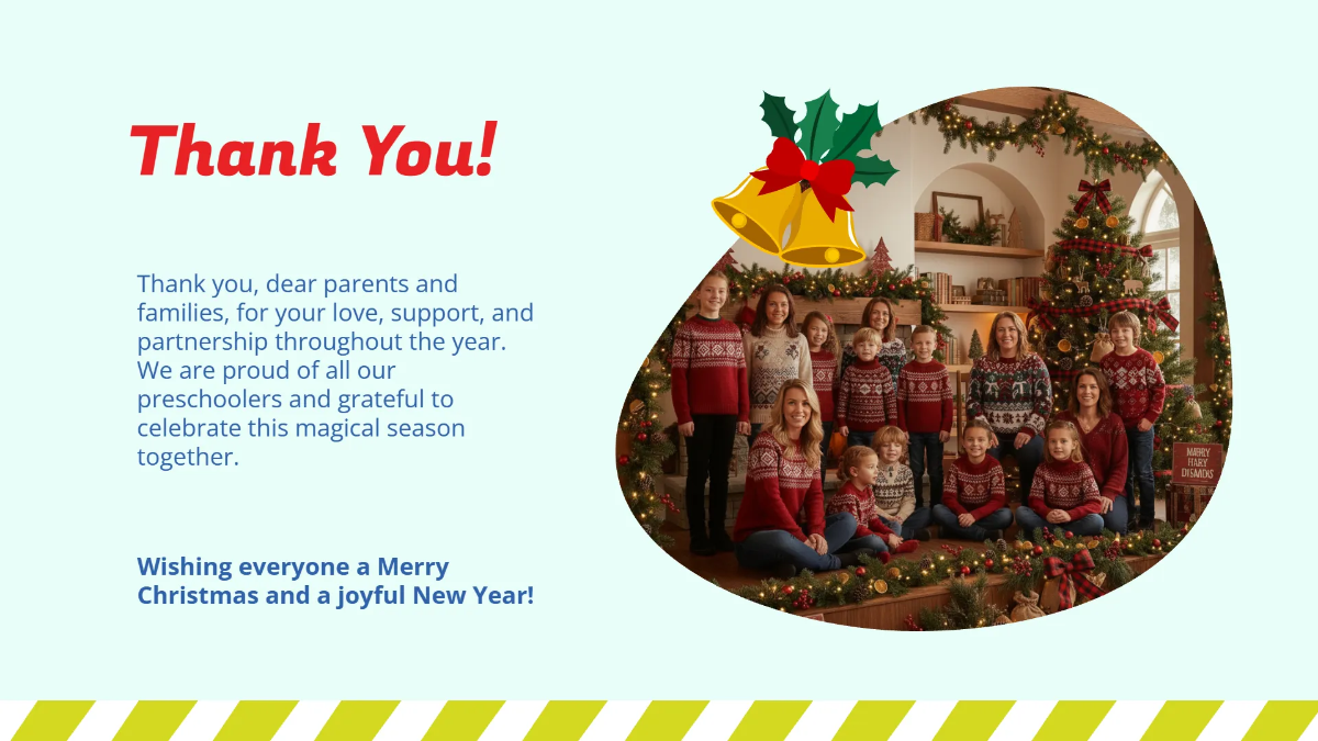 Free Abstract Christmas Presentation Template to Edit Online