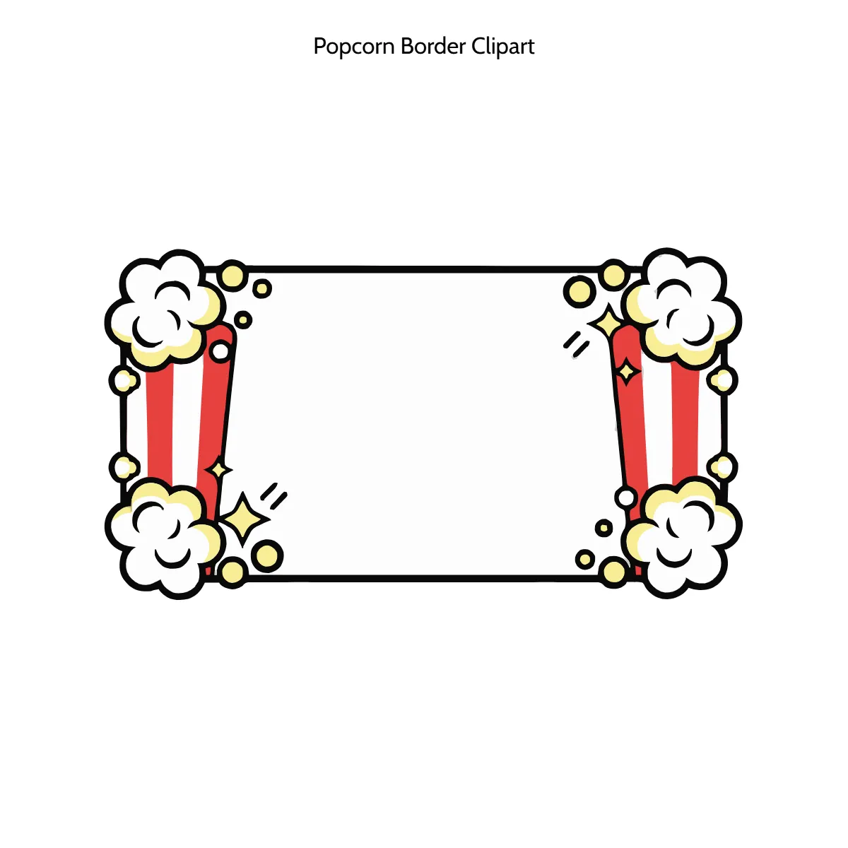 Free Popcorn Border Vector Clipart (PNG, SVG) to Edit Online Free Popcorn Border Vector Clipart (PNG, SVG) to Edit Online