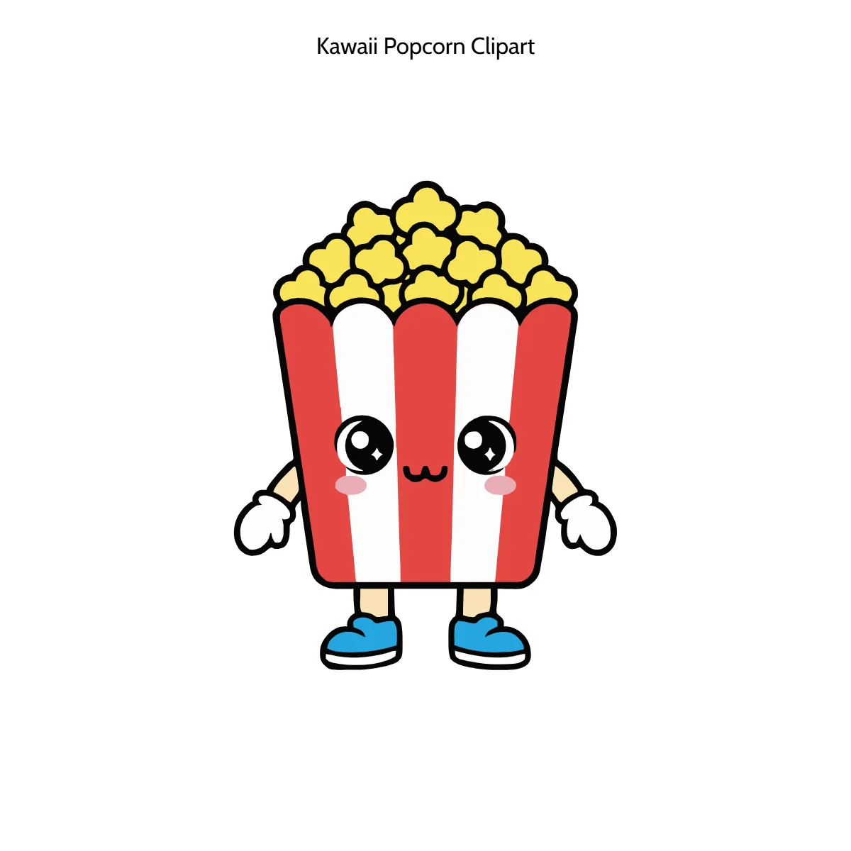 Free Kawaii Popcorn Cartoon Vector Clipart (PNG, SVG) to Edit Online Free Kawaii Popcorn Cartoon Vector Clipart (PNG, SVG) to Edit Online