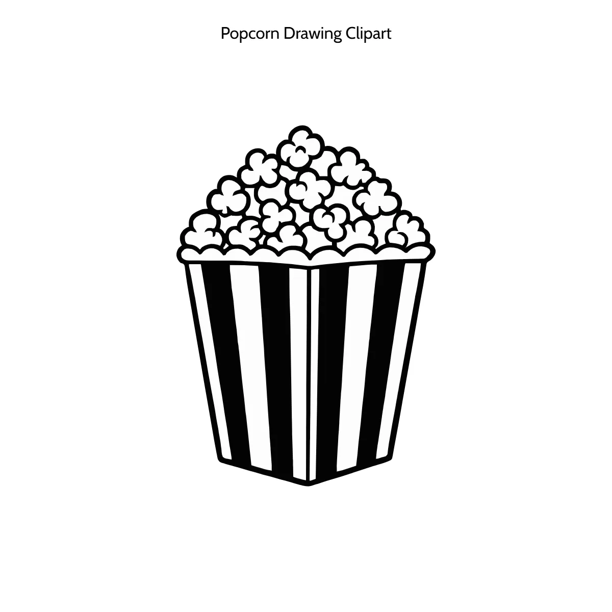 Free Popcorn Drawing Vector Clipart (PNG, SVG) to Edit Online Free Popcorn Drawing Vector Clipart (PNG, SVG) to Edit Online