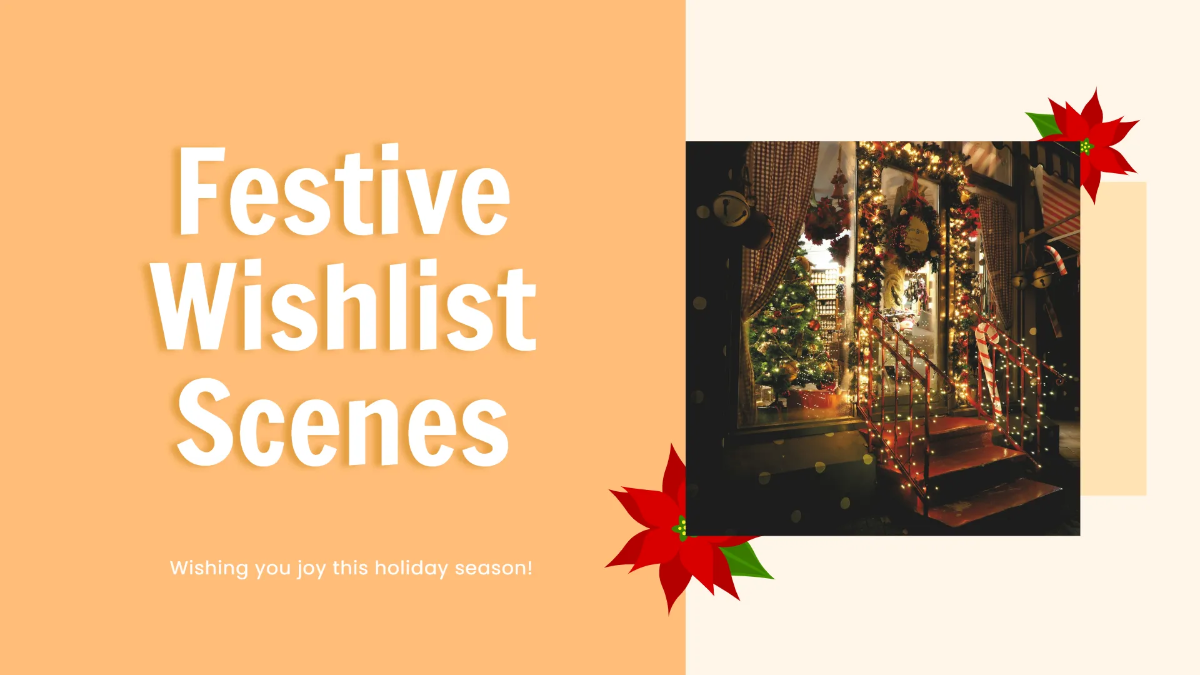 Free Christmas Presentation Background Template to Edit Online