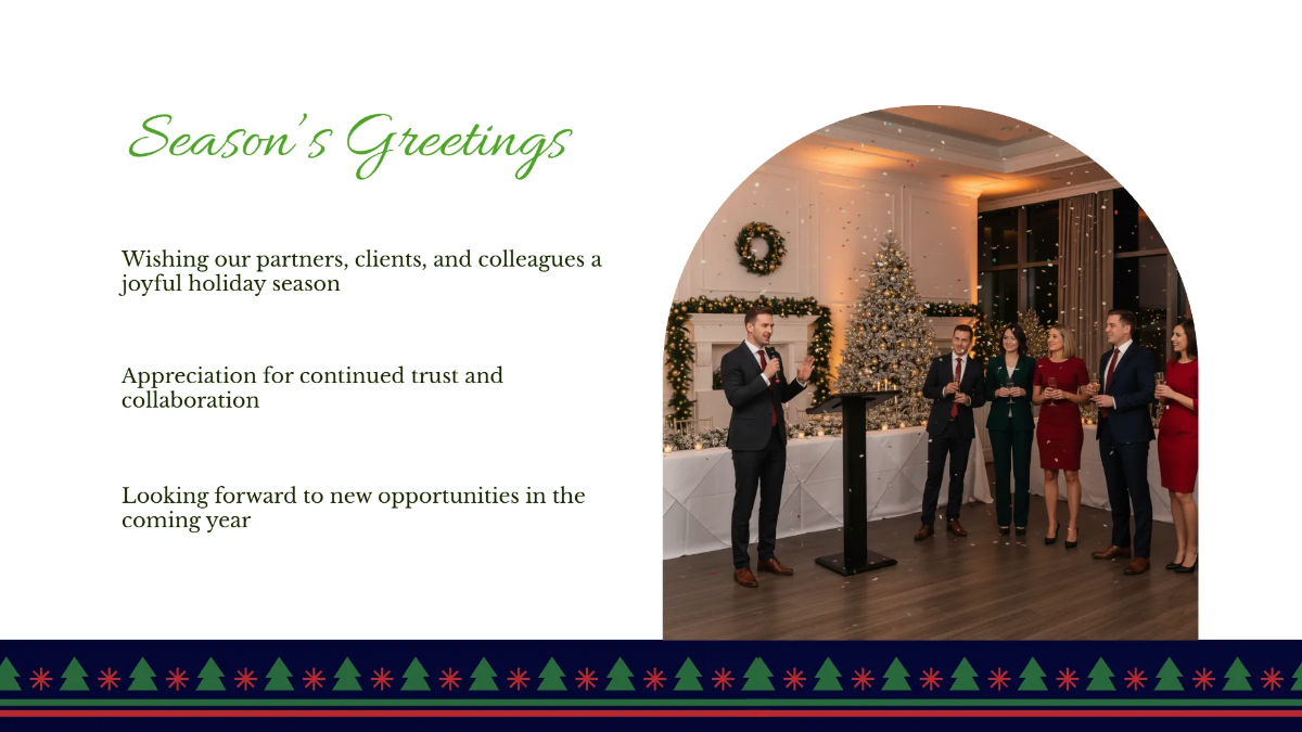 Free Christmas Google Slide Presentation Template to Edit Online