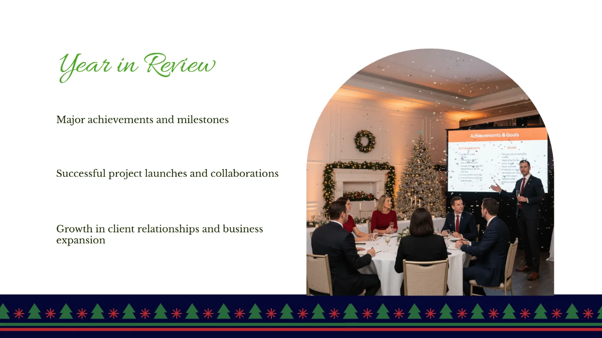 Free Christmas Google Slide Presentation Template to Edit Online